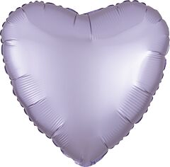 17" Luxe Pastel Lilac Heart