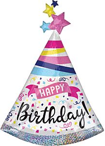 36" Hbday Sparkle Banner