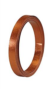1/2" x 15 Ft Flat Wire - Copper Matte