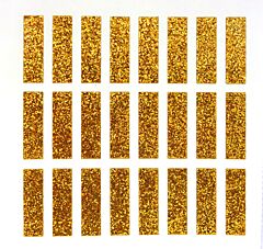 1.5" Old Gold Glitter Letter I/1