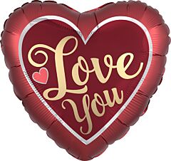 18" Satin Sangria Gold