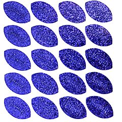 Football Glitter Sticker-Purple