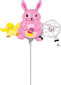 14" Bunny and Friends