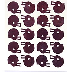 Helmet Glitter Sticker -Burgundy