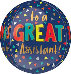16" Assistants Day Blue Orbz