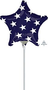 9" Two-Sided Stars and Stripes