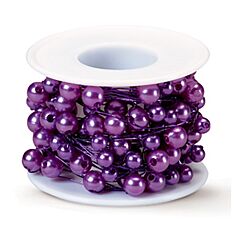 26 Ft Beaded Wire - Purple