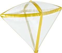 17" Gold Trim Diamondz