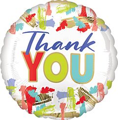 17" Thank You Painted