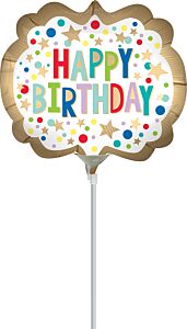 14" Gold Marquee Dots