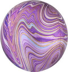 16" Purple Marblez