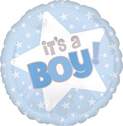 18" Its A Boy Blue Star
