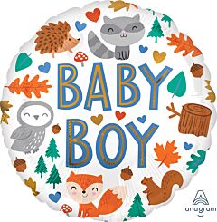 17" Baby Boy Woodland Fun