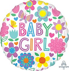 28" Baby Girl Butterfly Jumbo