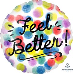 17" Feel Better Water Dots