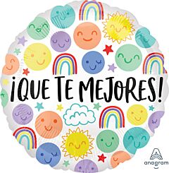 17" Que Te Mejores Happy Doodles