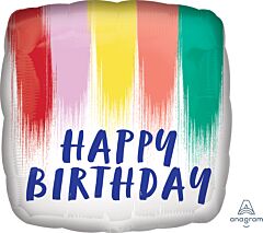 17" Happy Birthday Paint