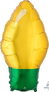 22" Gold Christmas Light Bulb
