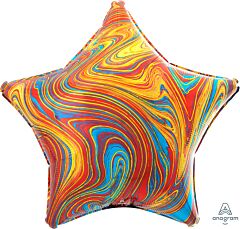 19" Marblez Colorful Star