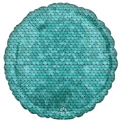 17" Ocean Blue Sequins