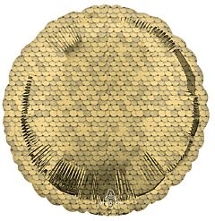 17" Glitter Gold Sequins