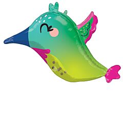 25" Colorful Hummingbird