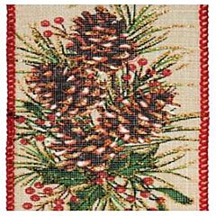 2.5" x 10 yard - Destry Tan Ribbon