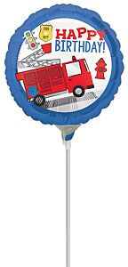 9" First Responder Happy Birthday