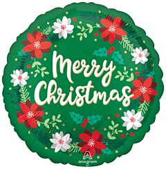 18" Poinsettia Christmas