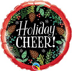 18" Holiday Cheer Pine Cones