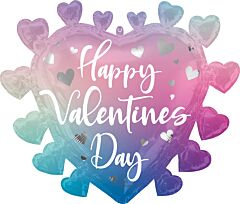 35" HVD Filtered Ombré Hearts