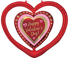 39" HVD Golden Hearts Open Heart
