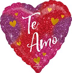 17" Te Amo Ombré Sparkles