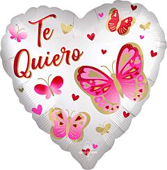 18" Te Quiero Satin Butterflies