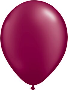 5" Qualatex Pearl Burgundy Latex