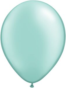 16" Qualatex Pearl Mint Green Latex
