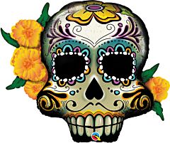 38" Day of the Dead Skull