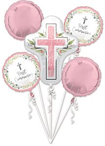 Bouquet My First Communion Pink