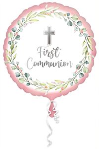 17" My First Communion Pink