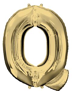 32" Letter Q White Gold