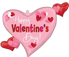 24" HVD Playful Swirly Heart