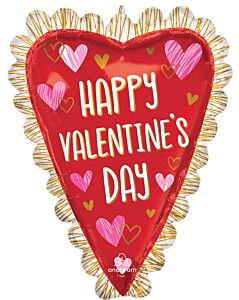 35" Sketched Impressions Elongated Heart