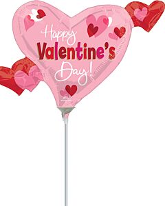 14" HVD Playful Swirly Heart