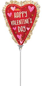 14" Sketched Impressions Elongated Heart