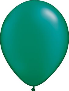 11" Qualatex Pearl Emerald Green Latex