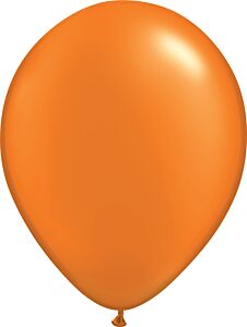 11" Qualatex Pearl Mandarin Orange Latex