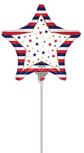 9" Patriotic Stars and Stripes