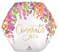 28" Romantic Floral Congrats