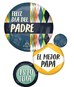 28" Feliz Dia Del Padre Retro Renew
