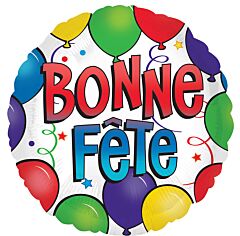 17" French Balloon Fun Birthday